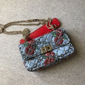 Valentino x Undercover embroiderer rockstud spike bag - O/S